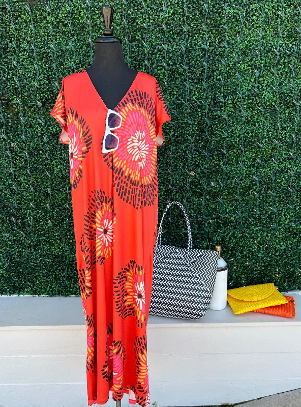 Fireworks Caftan Dress/Cover-Up Street style unclassified dresses