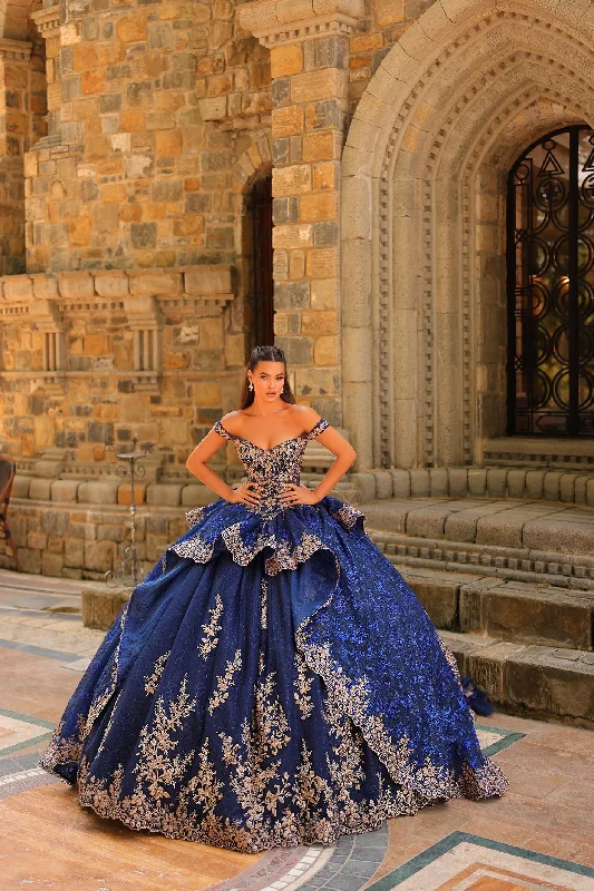 Applique Off Shoulder Ball Gown by Amarra 54235 Wedding guest unclassified dresses