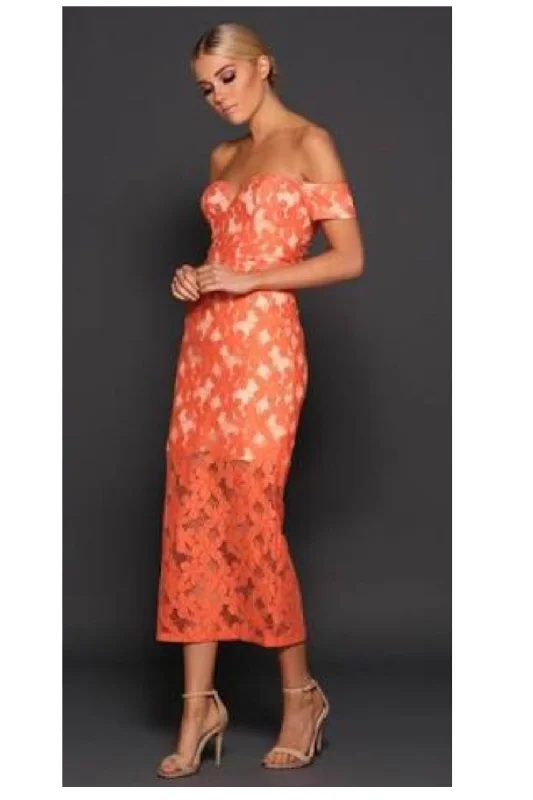 CHRISTA DRESS by Elle Zeitoune in Orange Beach unclassified dresses