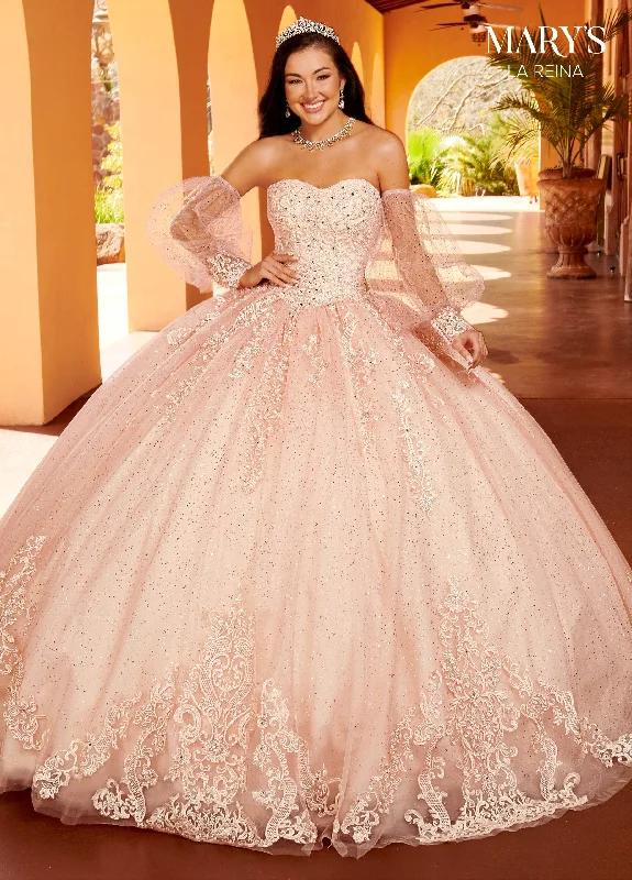 Puff Sleeves Quinceanera Dress by Mary's Bridal MQ2150 Floral unclassified dresses