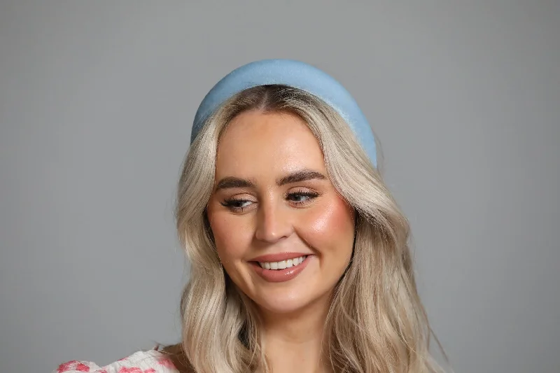 Light Blue Raised Viva La Duchesse Headband Flowy unclassified dresses