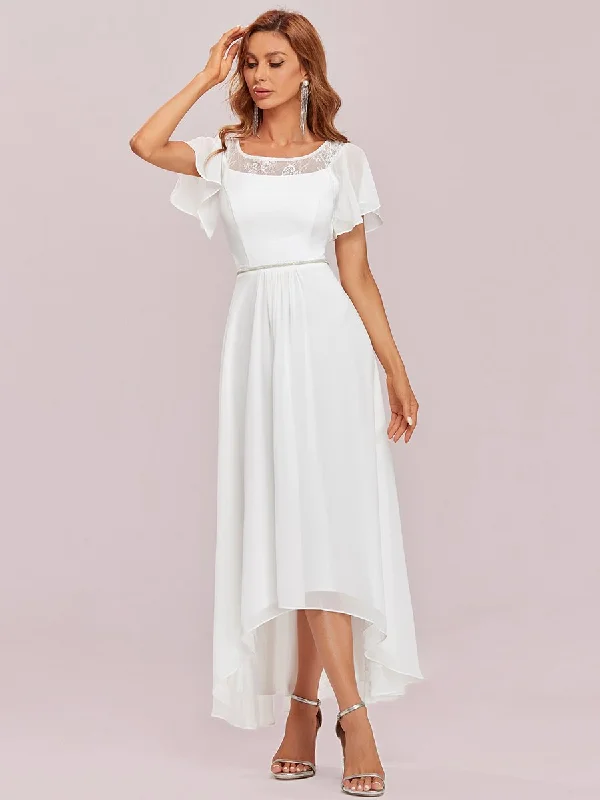 Women's Casual Boat Neck A-Line Midi Dress Wholesale