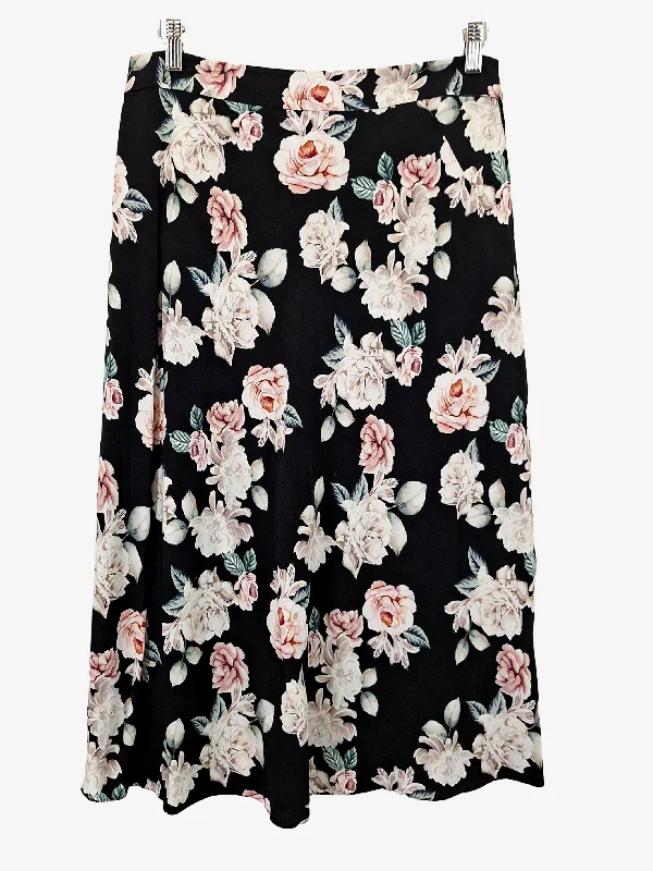 David Lawrence Elegant Meadow Midi Skirt Size 12