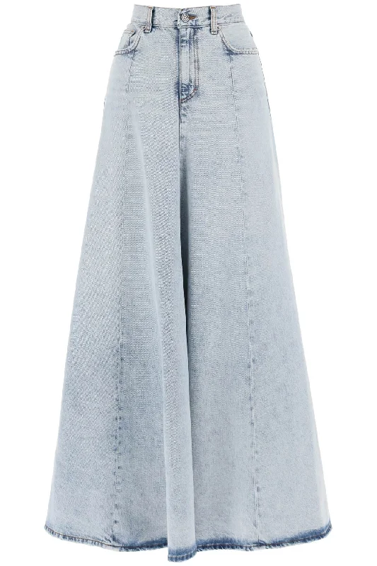 serenity maxi circular skirt HEW08070DF124L0836 STROMBOLI BLUE