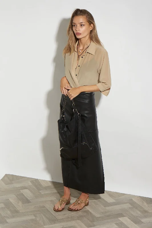 VEGAN WRAP SKIRT